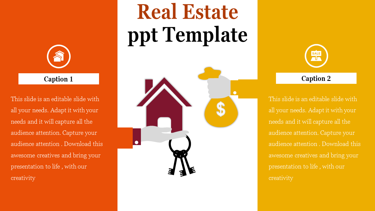 real estate investment powerpoint template-Real estate ppt template